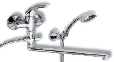 NOVASERVIS - Vaňová paneláková batéria 150 mm Metalia 55 chróm 55072,0