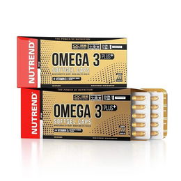 Nutrend Omega 3 Plus 120 gélových kapslí