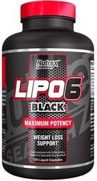 Nutrex Lipo-6 Black 120 tabliet