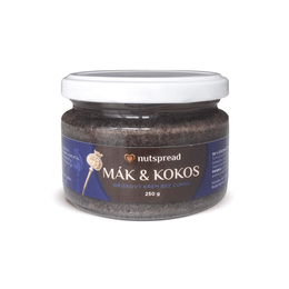 Nutspread Kokosovo - makové maslo 250 g