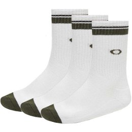Oakley ESSENTIAL SOCKS (3 PCS) Ponožky, biela, veľkosť