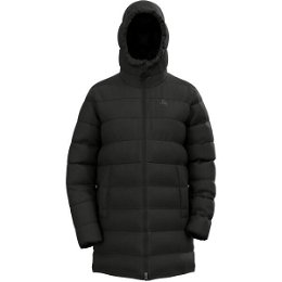 Odlo W ASCENTN-THERMIC HOODED JACKET INSULATED Dámsky páperový kabát, čierna, veľkosť