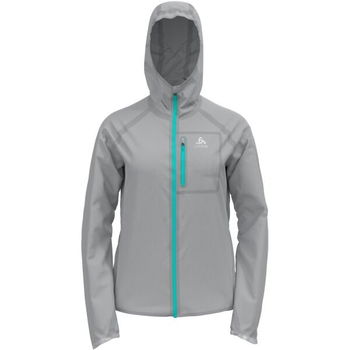 Odlo W DUAL DRYWATERPROOF JACKET Dámska bežecká bunda, sivá, veľkosť