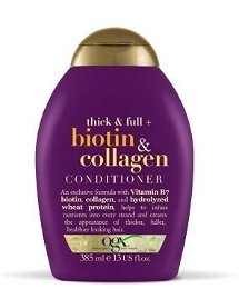 OGX Kondicionér biotín-kolagén 385 ml pre husté a plné vlasy