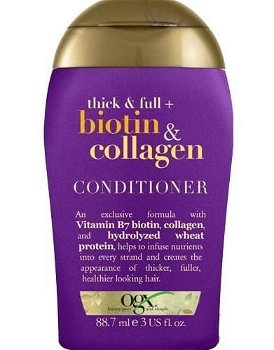 OGX Kondicionér pre husté a plné vlasy biotín-kolagén 88 ml mini