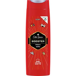 Old Spice Sprchový gél na telo aj vlasy Booster (Shower Gel + Shampoo) 400 ml