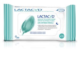 Omega Pharma Lactacyd obrúsky s antibakteriálnou prísadou 15 ks