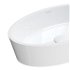OMNIRES - BARI M+ umývadlo na dosku, 50 x 30 cm biela lesk /BP/ BARI500UNBP