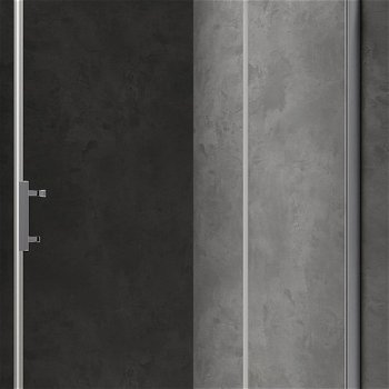 OMNIRES - MANHATTAN sprchovací kút, dvere výklopné, 90 x 90 cm, chróm lesk, sklo transparent ADF90XLUX-TCRTR