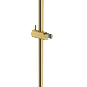 OMNIRES - Sprchová tyč s posuvným držiakom, 66 cm, brúsené zlato DR12GLB