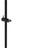 OMNIRES - Sprchová tyč s posuvným držiakom, 66 cm, čierna DR12BL
