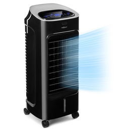 OneConcept Coolster, ochladzovač vzduchu, ventilátor, ionizátor, 60 W, 320 m³/h , 4 l, čierny