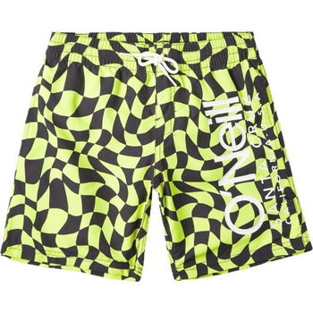 O'Neill CALI CRAZY 14'' SWIM SHORTS Chlapčenské kúpacie šortky, reflexný neón, veľkosť