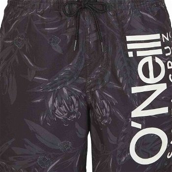 O'Neill CALI FLORAL 16'' SWIM SHORTS Pánske kúpacie šortky, čierna, veľkosť