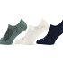 O'Neill FOOTIE 3-PACK Unisex ponožky, tmavo modrá, veľkosť