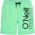 O'Neill ORIGINAL CALI Pánske plavecké šortky, svetlo zelená, veľkosť