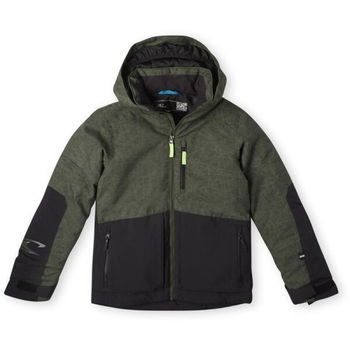 O'Neill TEXTURE JACKET Chlapčenská lyžiarska/snowboardová bunda, tmavo zelená, veľkosť