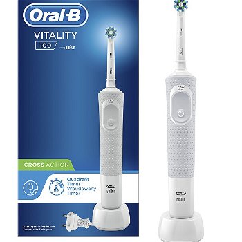 Oral B Elektrická zubná kefka Vitality D100 Cross Action White