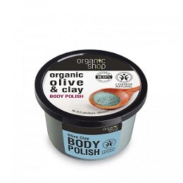 Organic Shop Tělo vý peeling Olivy a íl ( Body Polish) 250 ml