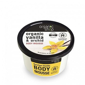 Organic Shop Tělová pena burbónská vanilka (Body Mousse) 250 ml