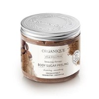 Organique Cukrový telový peeling Chocolate ( Body Sugar Peeling) 200 ml