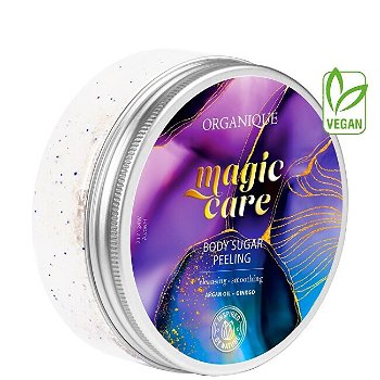 Organique Cukrový telový peeling Magic Care ( Body Sugar Peeling) 450 ml