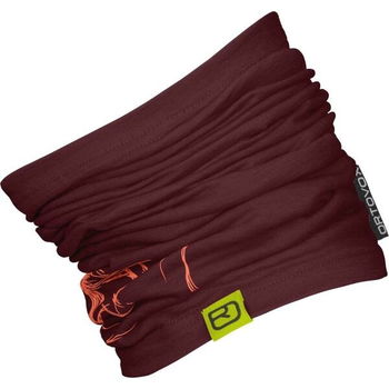 ORTOVOX 120 TEC LOGO NECKWARMER Nákrčník, vínová, veľkosť