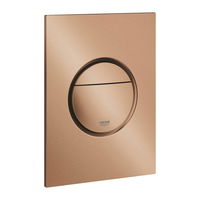 Ovládacie tlačidlo Grohe Nova Cosmopolitan S plast kartáčovaný Warm Sunset 37601DL0