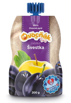 Ovocňák Pyré jablko - slivka 200 g