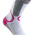 OXELO Dámske Ponožky Fit Sivo-ružové