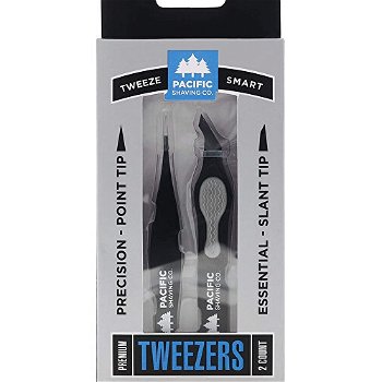 Pacific Shaving Sada 2 pinziet ( Premium Tweezers)