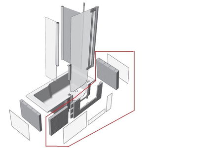 Panel k vani Juwel Duett 170 cm akrylát DUP002WS