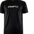 Pánske funkčné tričko CRAFT CORE Unify Logo čierne 1911786-999000