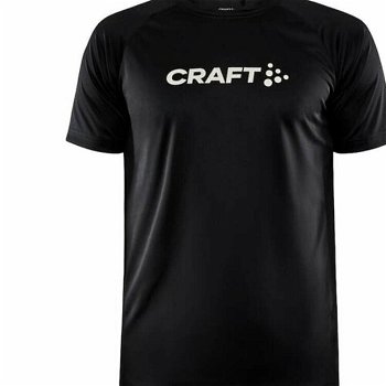 Pánske funkčné tričko CRAFT CORE Unify Logo čierne 1911786-999000