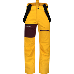 Pánske lyžiarske nohavice OFF-PISTE žlté NBWP7764_ZKP