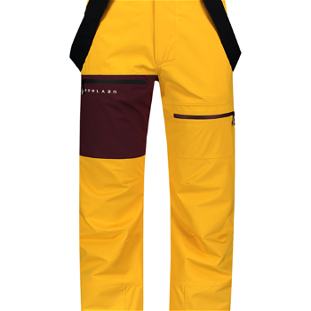 Pánske lyžiarske nohavice OFF-PISTE žlté NBWP7764_ZKP