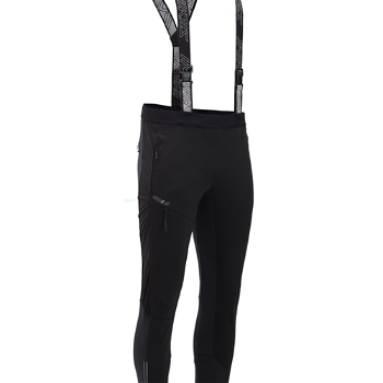 Pánske nohavice na bežky Silvini Alzaro MP1702 čierne