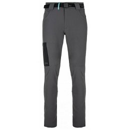 Pánske outdoorové oblečenie nohavice Kilpi LIGNE-M tmavo šedé