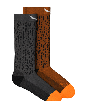 Pánske ponožky Salewa Mountain Trainer Salamander Alpine Merino 69028-0621 medium grey melange
