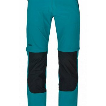 Pánske technickej outdoorové nohavice Kilpi Hoši-M tyrkysové