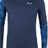 Pánske termo oblečenie triko Salewa Cristallo warm merino responsive navy blazer 28205-3960