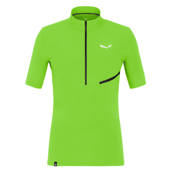 Pánske tričko Salewa Agner Durastretch Hybrid Half-Zip 28394-5320 raw green