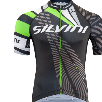 Pánsky cyklistický dres Silvini TEAM MD1400 black