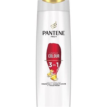 Pantene Šampón pre farbené vlasy 3 v 1 Lively Colour (Shampoo) 360 ml