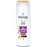 Pantene Šampón pre poškodené vlasy 3 v 1 Super Strength Full & Strong (Shampoo) 360 ml