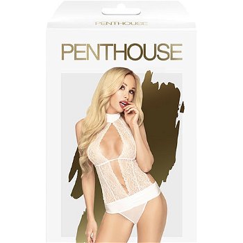 Penthouse Perfect lover erotické body white veľkosť S/M
