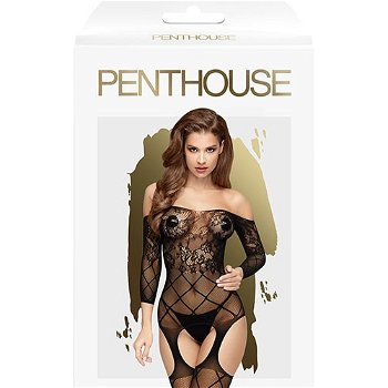Penthouse Top-notch erotické bodystocking black veľkosť XL