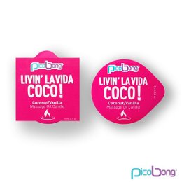 PicoBong Kokos & Vanilka masážna sviečka 15 ml