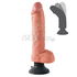 Pipedream King Cock 10 vibrátor s prísavkou telový