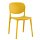 Žlté stolička výška sedu 60 cm